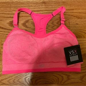 Victoria’s Secret VSX Sport NWT Pink Studio Sport Bra Size S